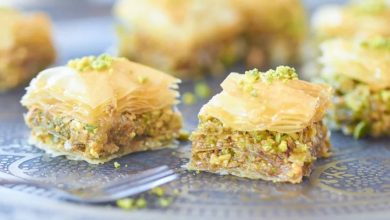 receta baklava pistacho y miel