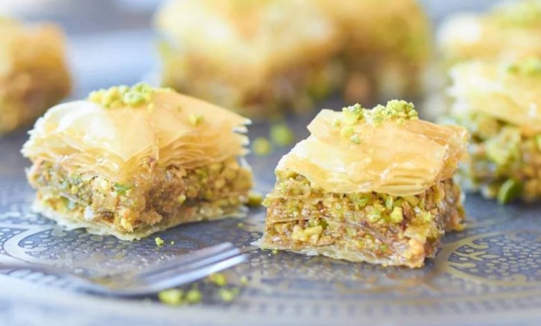 receta baklava pistacho y miel