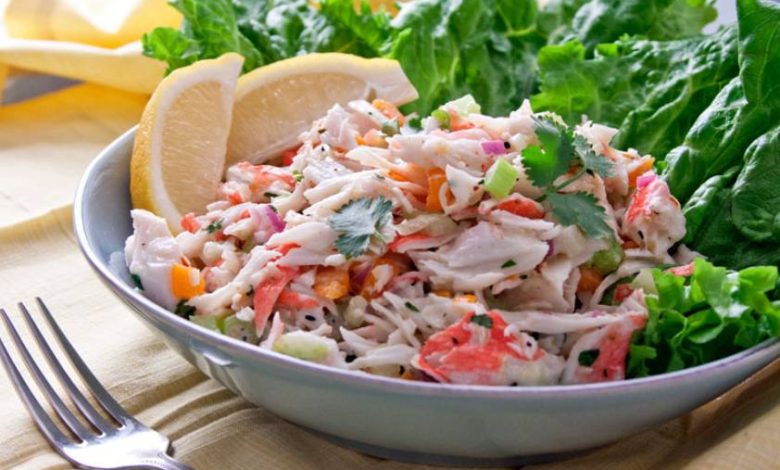 ensalada de cangrejo receta