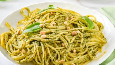 spaghetti al pesto receta