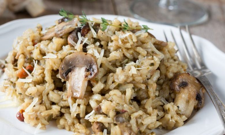 Recetas con Setas y Arroz