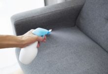 Spray para limpiar muebles de tela