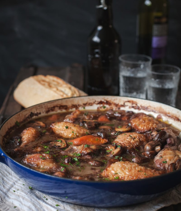 Pollo al vino tinto con verduras2