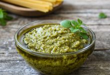 Salsa pesto casera recipe