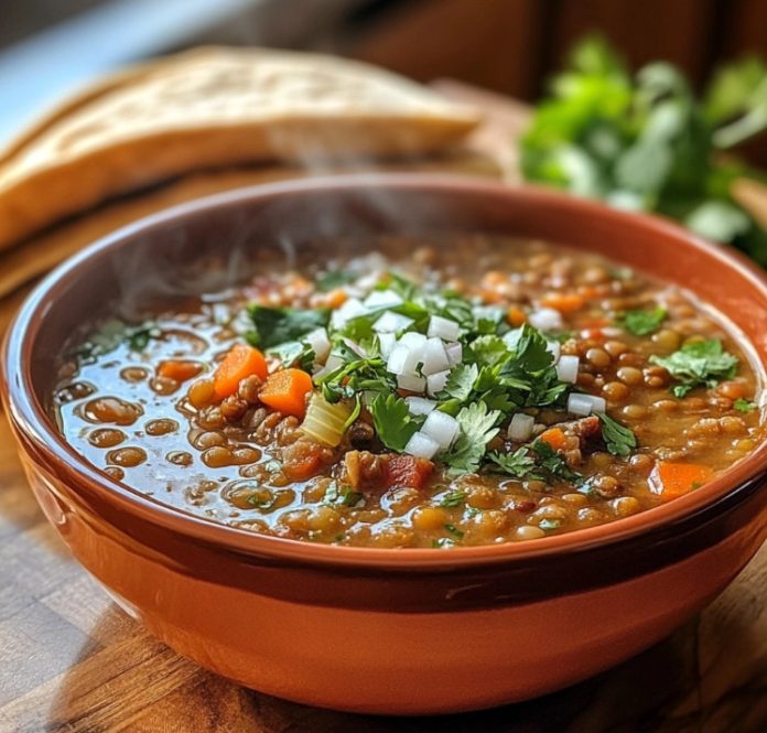 Sopa de lentejas receta Mexicana