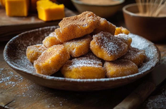 Buñuelos de calabaza y especias pumpkin spice